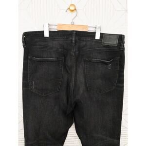 American Eagle AIRFLEX Athletic Fit Black Distressed Jeans 36x34 Stretch